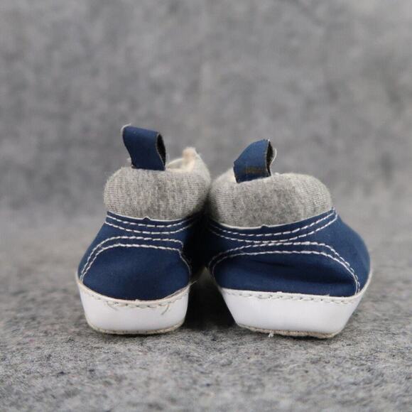 Old Navy Shoes Baby Sneakers High Top Navy Blue Size 2 3-6 Months Infant Kids - Picture 6 of 10